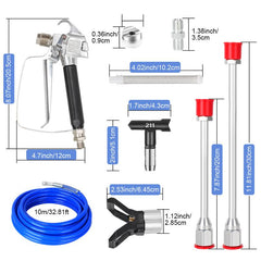 Handheld Airless Paint Sprayer Kit | Universal Paint Spray Gun for Home & Construction | Ideal Gift for Men