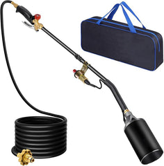 🔥 Portable Propane Torch with Storage Bag – 1,280,000 BTU Heavy-Duty Blow Torch with 10FT Hose & Built-in Igniter for Gardening, Roofing, and Outdoor Use