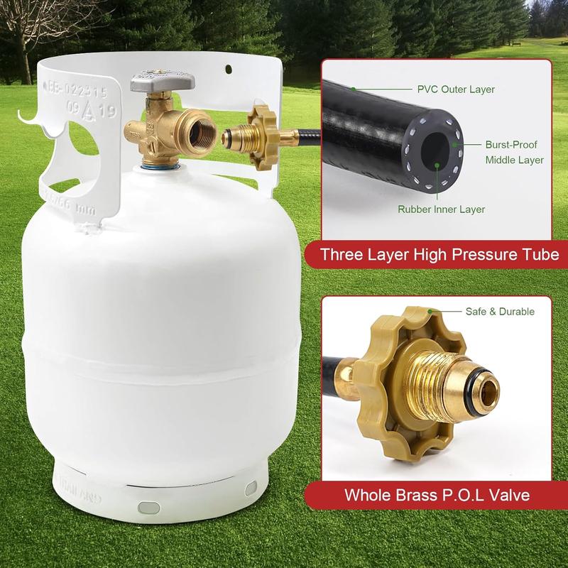 🔥 Portable Propane Torch with Storage Bag – 1,280,000 BTU Heavy-Duty Blow Torch with 10FT Hose & Built-in Igniter for Gardening, Roofing, and Outdoor Use