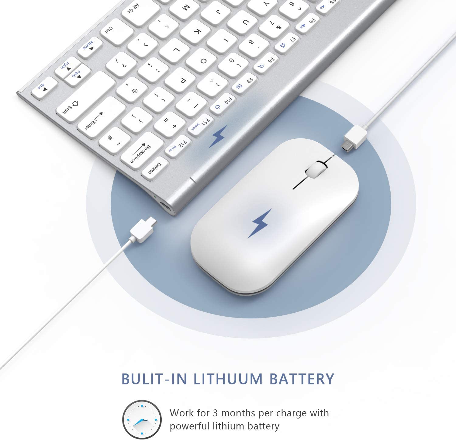 WGJP-031 Mini Wireless Keyboard Mouse Combo